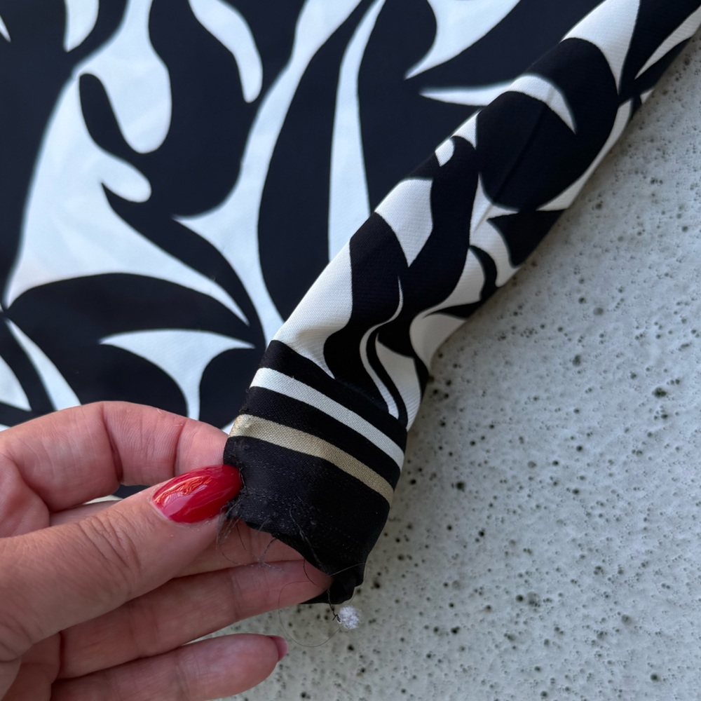 Loft Black and White Patterned Pant Size XXL - Picture 11 of 15
